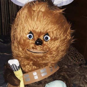 Rare Gemmy Easter Chewbacca Door Greeter Plush